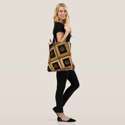 Black and Gold Architecture  Tote Bag (Op model)