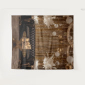 Black and Gold Art Deco Back Drop Great Gatsby Wandkleed (Voorkant (horizontaal))