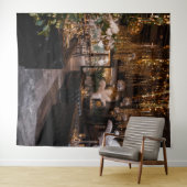 Black and Gold Art Deco Back Drop Wandkleed (In Situ (horizontaal))