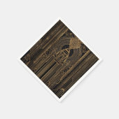Black and Gold Art Deco Paper Napkin Servet (Hoek)