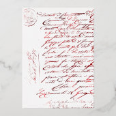 Black and Gold Bachelorette Party Folie Uitnodiging (Achterkant)