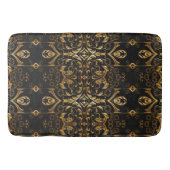 Black and Gold Bath Mat (Voorkant)