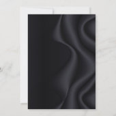 Black and Gold Champagne Birthday Kaart (Achterkant)