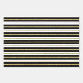 Black And Gold Classic  Inpakpapier Vel (Voorkant)
