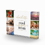 Black and Gold Cool Super Mam op maat 6 Fotoblokken (Rechts)