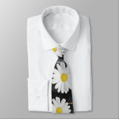 Black and Gold Daisy Stropdas (Gebonden)