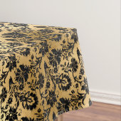 Black and Gold Damask Patroon Tafelkleed (Voorbeeld)