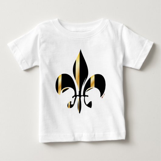 Black and Gold Fleur de Lis (Voorkant)