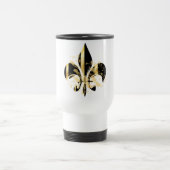 Black and Gold Fleur de Lis Reisbeker (Center)