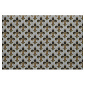Black and Gold Fleur-de-lis Stof (Fat Quarter)