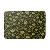 Black and Gold Floral Badmat (Voorkant)