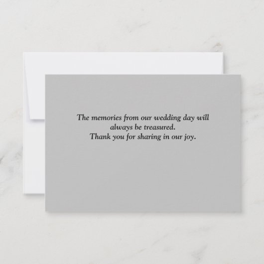 Black and Gold Floral - Hartelijk dank voor uw kaa (Achterkant)