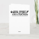 Black and Gold Gazelle | Thinking About You Kaart (Achterkant)