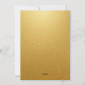 Black and Gold Grand Opening Uitnodiging (Achterkant)