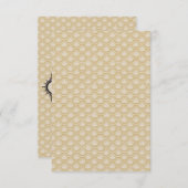 Black and Gold Great Gatsby Details Kaarten (Voorkant / Achterkant)