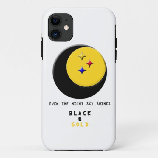 Black and Gold is zelfs in het Hoesje Night Sky (Achterkant)