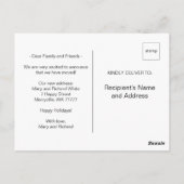 Black and Gold Kerstmis We hebben een nieuw startp Briefkaart (Achterkant)