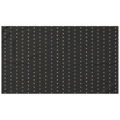 Black and Gold Kijk Polka Dot Pattern Elegant Tafelkleed (Voorkant (Horizontaal))