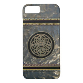 Black and Gold Metal Celtic Knot op iPhone 7 Hoesj Case-Mate iPhone Case