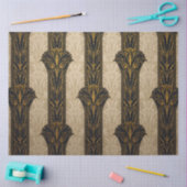 Black and Gold Pattern Decoupage Tissuepapier (Craft)