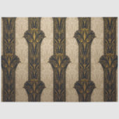 Black and Gold Pattern Decoupage  Tissuepapier (Voorkant)