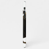 Black and Gold Pharaonic Beetle iPhone Case Hoesje (Linkerkant)