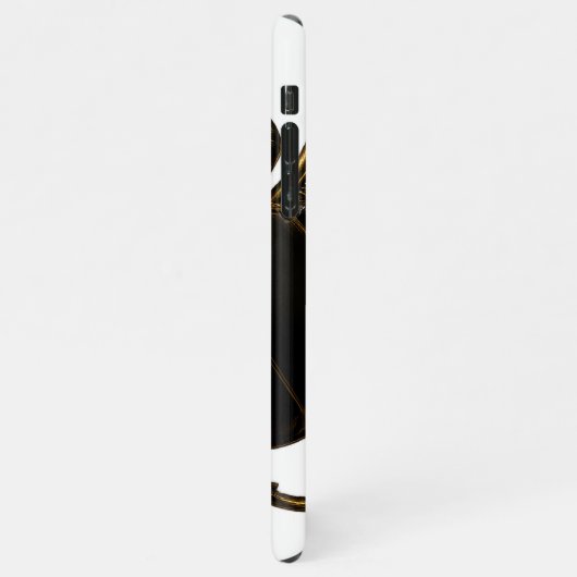 Black and Gold Pharaonic Beetle iPhone Case iPhone Hoesje (Linkerkant)