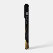 Black and Gold Phone Case iPhone Hoesje (Linkerkant)