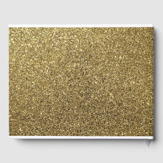 Black and Gold Photo Wedding Gastenboek (Achterkant)