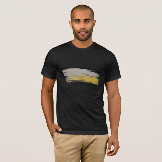 Black and Gold T-Shirt (Voorkant volledig)