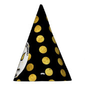 Black and Gold Unicorn Party Feesthoedjes (Rechts)