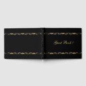 Black and Gold Wedding Gastenboek (Volledig)