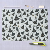 Black and Gold Witch's Petten Sterren Groen Hallow Tissuepapier (Craft)