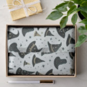 Black and Gold Witch's Petten Sterren Groen Hallow Tissuepapier (Geschenk)