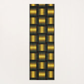 Black and Gold Yoga Mat (Achterkant)