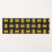 Black and Gold Yoga Mat (Voorkant (horizontaal))