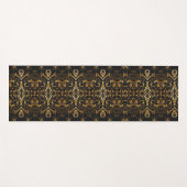 Black and Gold Yoga Mat (Voorkant (horizontaal))