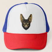 Black and golden art aesthetics year 2026 trucker pet (Voorkant)