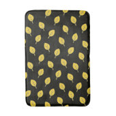 Black and Golden Yellow Leaves Badmat (Voorkant Verticaal)