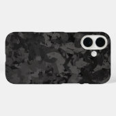 Black And Gray Abstract Graphic Art Design Case-Mate iPhone Case (Achterkant (horizontaal))