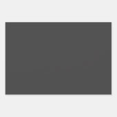 Black And Gray Abstract Graphic Art Design Inpakpapier Vel (Voorkant 3)