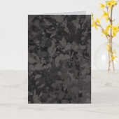 Black And Gray Abstract Graphic Art Design Kaart (Gele Bloem)