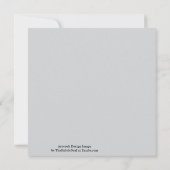 Black And Gray Abstract Graphic Art Design Kaart (Achterkant)