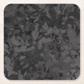 Black And Gray Abstract Graphic Art Design Kartonnen Onderzetters (Voorkant)