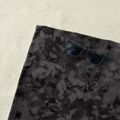 Black And Gray Abstract Graphic Art Design Strandlaken (In situ)