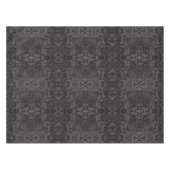 Black And Gray Abstract Graphic Art Design Tafelkleed (Voorkant (Horizontaal))