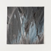 Black and gray abstract painting wandkleed (Voorkant (horizontaal))