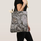 Black and gray stone fragment tote bag (Dichtbij)