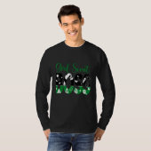 Black and Green Boss Scout for Girls Cookie Campin T-shirt (Voorkant volledig)