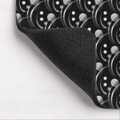 Black and Grey Hip and Stylish Mousepad Muismat (Hoek)
